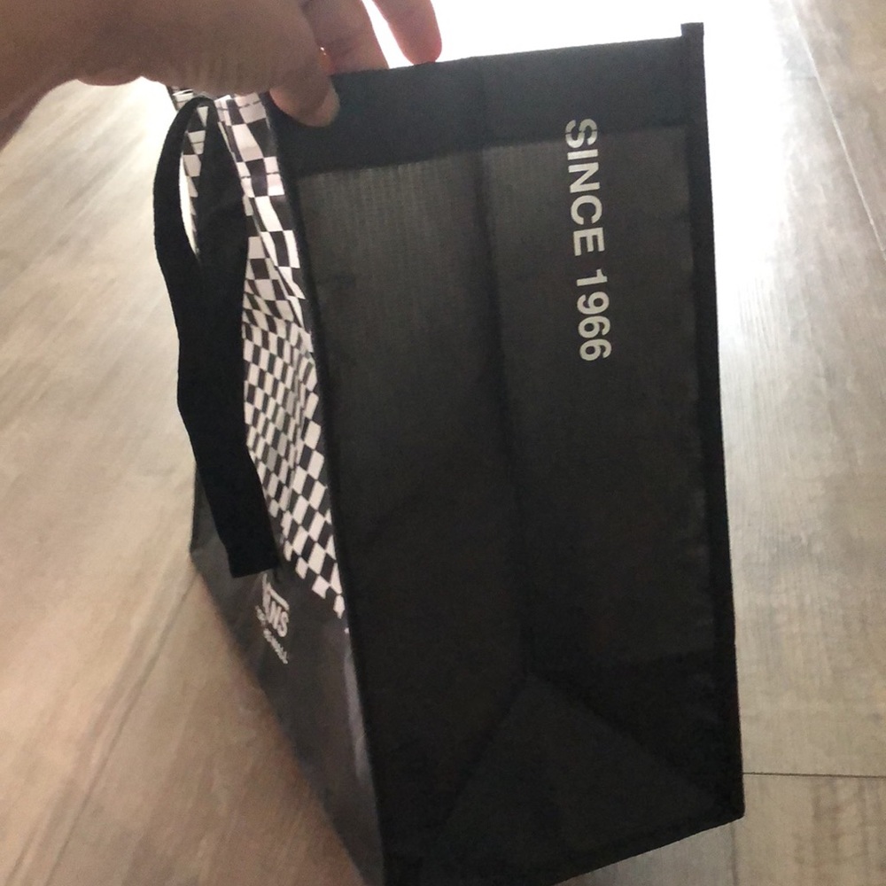 NWOT! - VANS “Off The Wall” Checkerboard Reusable Shopping Bag Tote - Picture 4 of 9